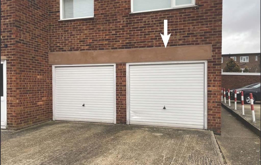 Lot: 20 - LOCK-UP GARAGE - Garage with white up and over door